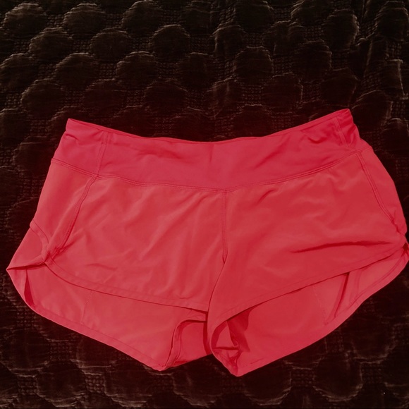 Lululemon shorts hot pink size 10